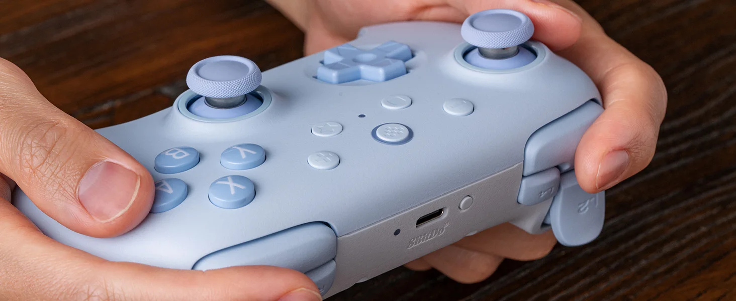 8BitDo Ultimate 2C Bluetooth-Controller für Switch 2 Wireless Gamepad mit Hall-Effekt Joystock für Nintendo Switch, OLED-Konsole – Detail 7