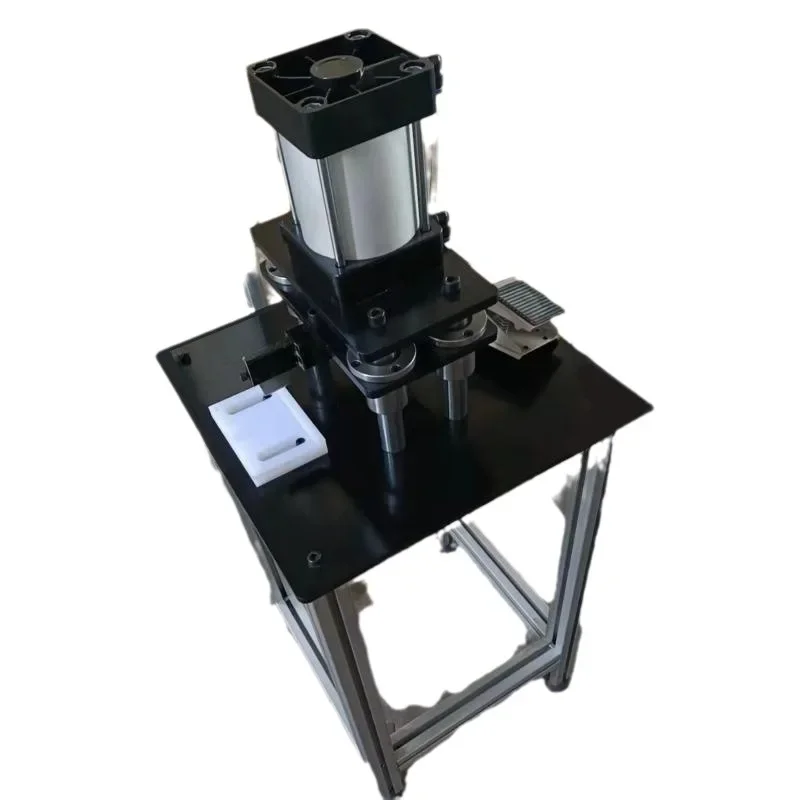 Gold Seller Gasket Point Pressing Aluminum Joint Machine Mirror Frame Forming Equipment Aluminum Head Tail Locking Interface