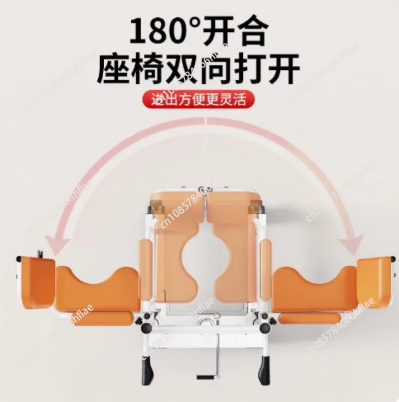Hydraulic Patient Transfer Lifter, Multifunctional Wheelchair‑type Hoist for Bedridden Seniors and Disabled Care