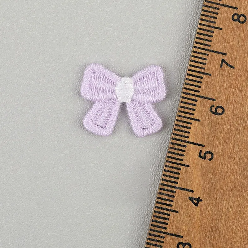 40 Stück Schleifen-Spitzen-Stickerei-Patchwork-Stoff, Blumen-Haarnadel, Schuh, Hut, Blumenmuster, Hosen, Socken, dekoratives Zubehör, Material – Detail 9