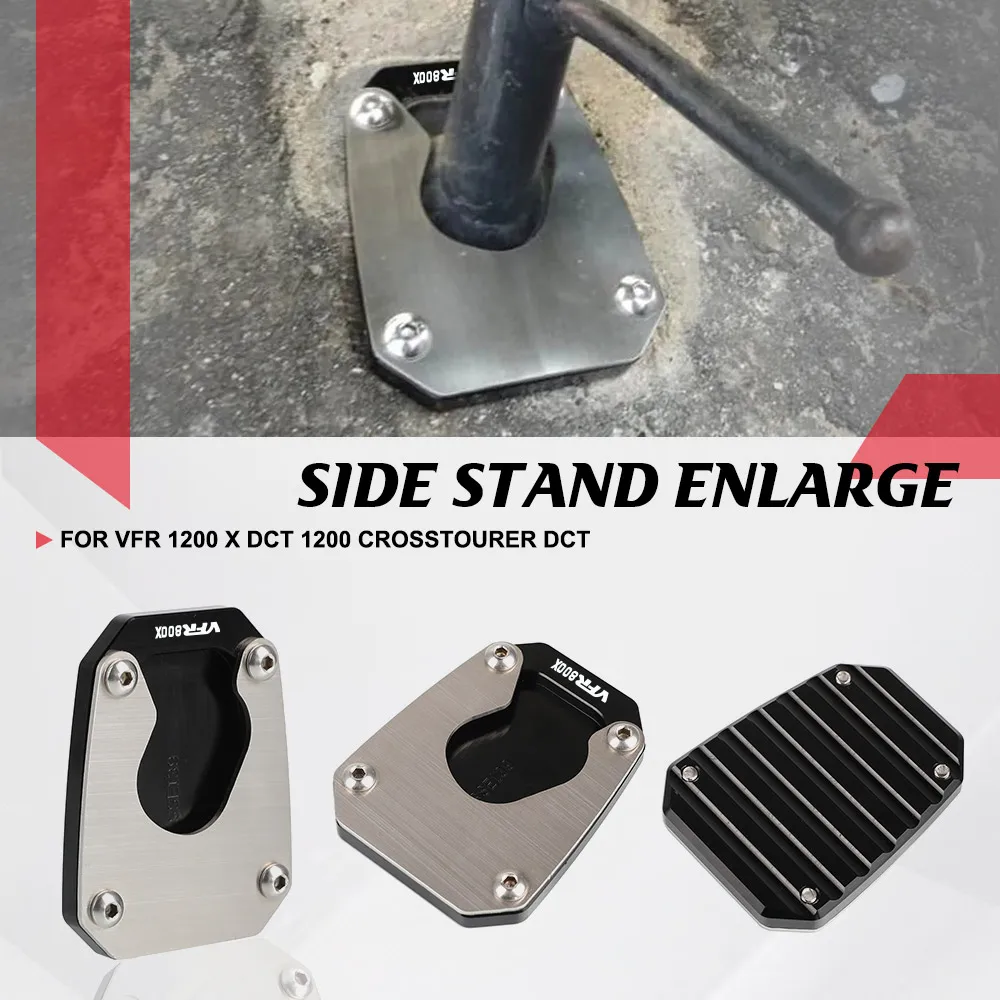

VFR1200X Motorcycle Kickstand Foot Side Stand Extension Pad Support Plate Enlarge FOR HONDA VFR 1200 X DCT 1200 CROSSTOURER DCT