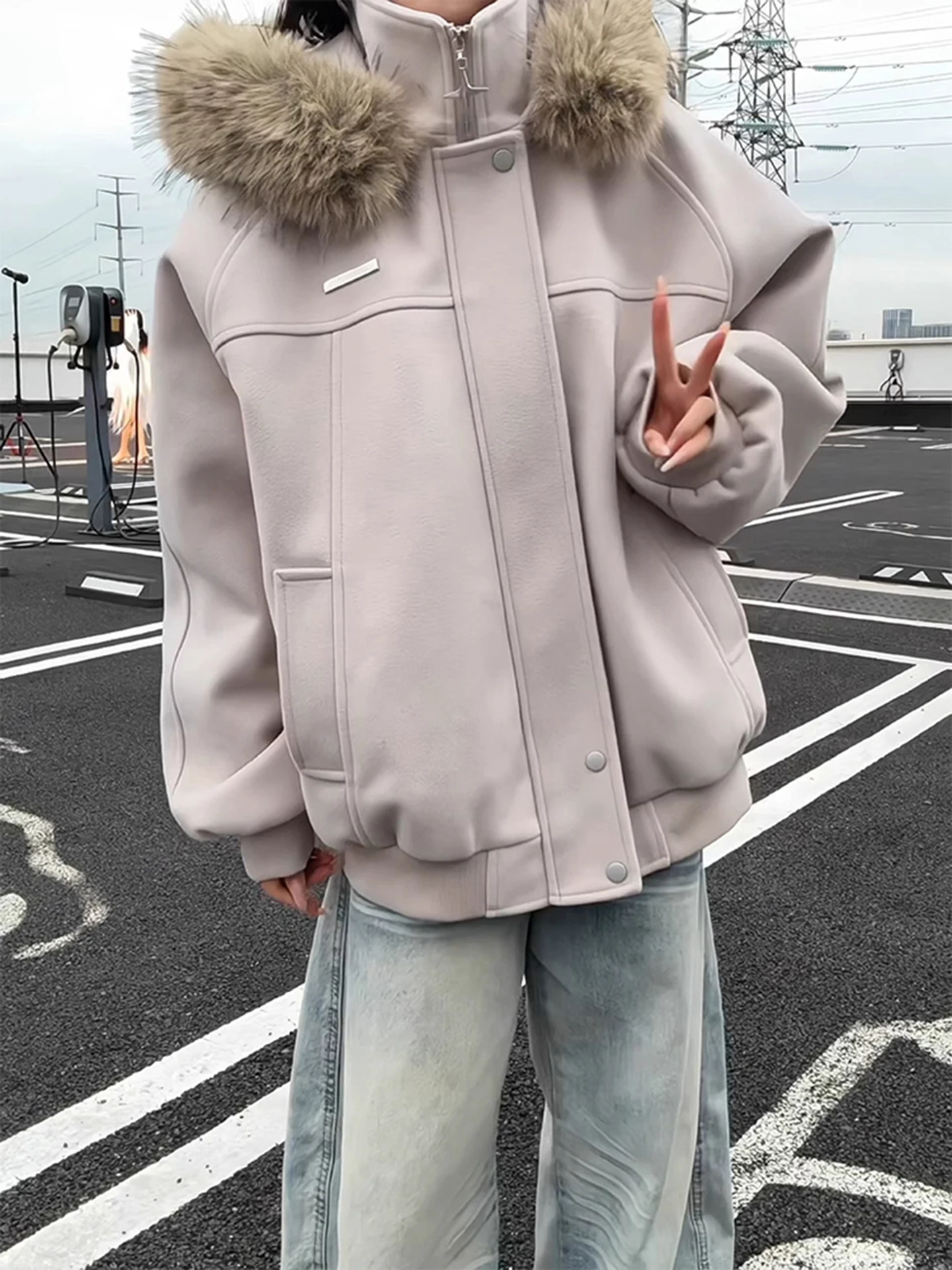 

Мужское зимнее хлопковое пальто с капюшоном Thiened из шерсти и полиэстера Long Sve, теплое повседневное модное пальто