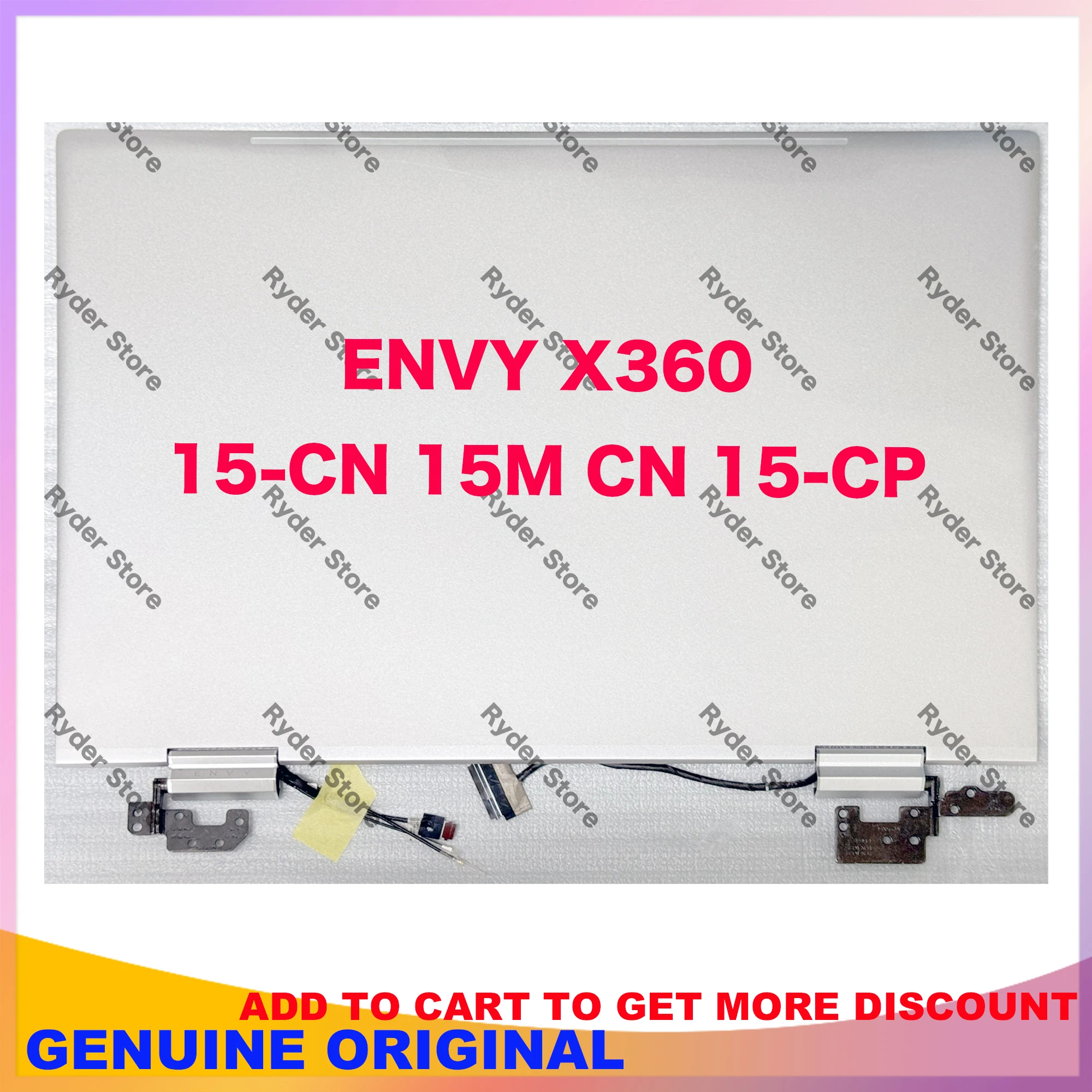 

Original 15.6" For HP ENVY X360 15-CN 15M CN 15-CP 15M-CP 15M-CN LCD Touch Screen Replacment Full Assembly L20114-001 L20118-001