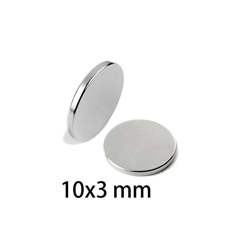 10~50pcs Permanent NdFeB Super Strong Powerful Magnets 10x3 mm N35 Round Magnets 10x3mm Neodymium Magnet Dia 10*3 mm Circular10