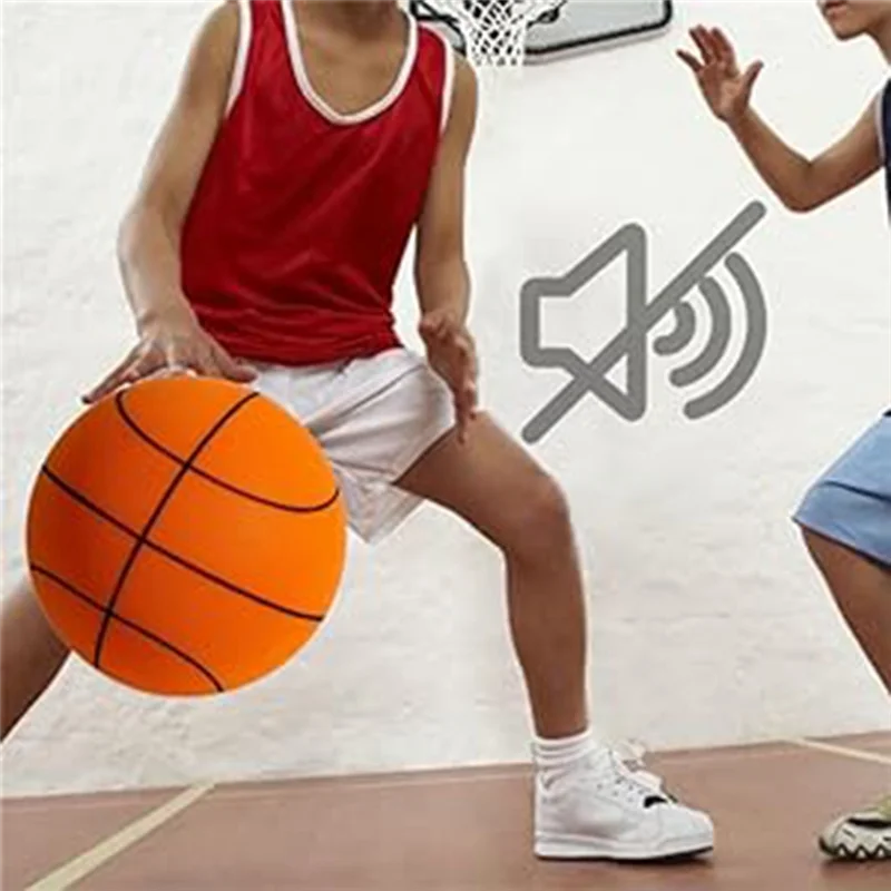 X08A 子供用屋内サイレントバスケットボールサイレントラケットボールホームトレーニングサイレントボール