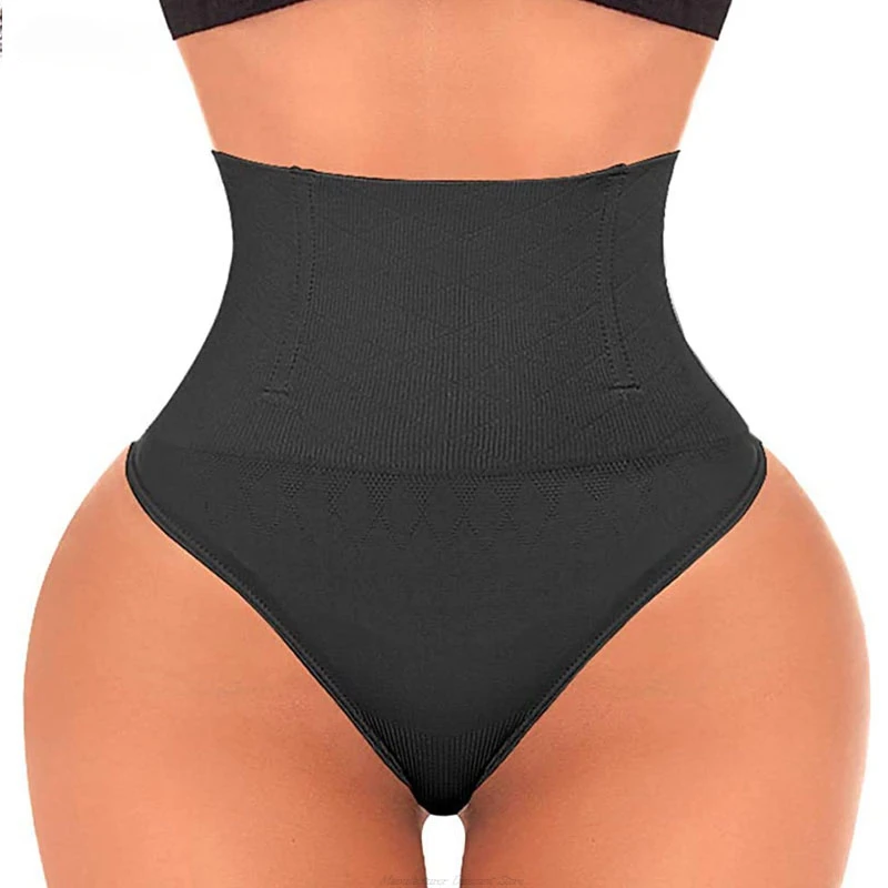 Bezszwowe stringi modelujące damskie z wysokim stanem majtki modelujące brzuch bielizna wyszczuplająca podnośnik do brzucha gorset Waist Trainer