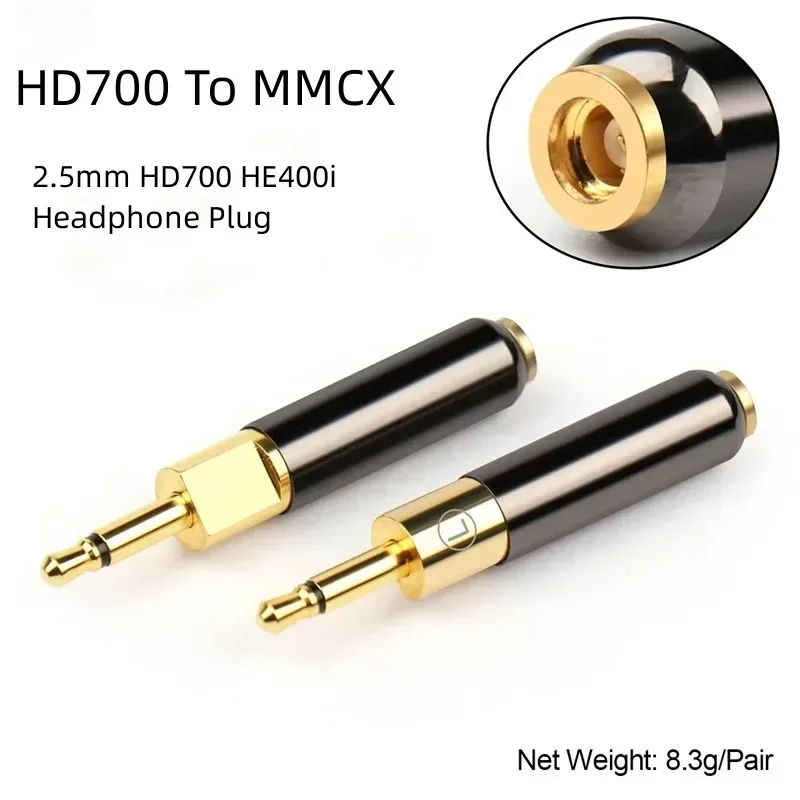 Convertidores HD700 1840 1440 R70X HD25 HD600 HD650 HD800 a MMCX convertidor de auriculares hembra adaptador de Audio electrónica de consumo