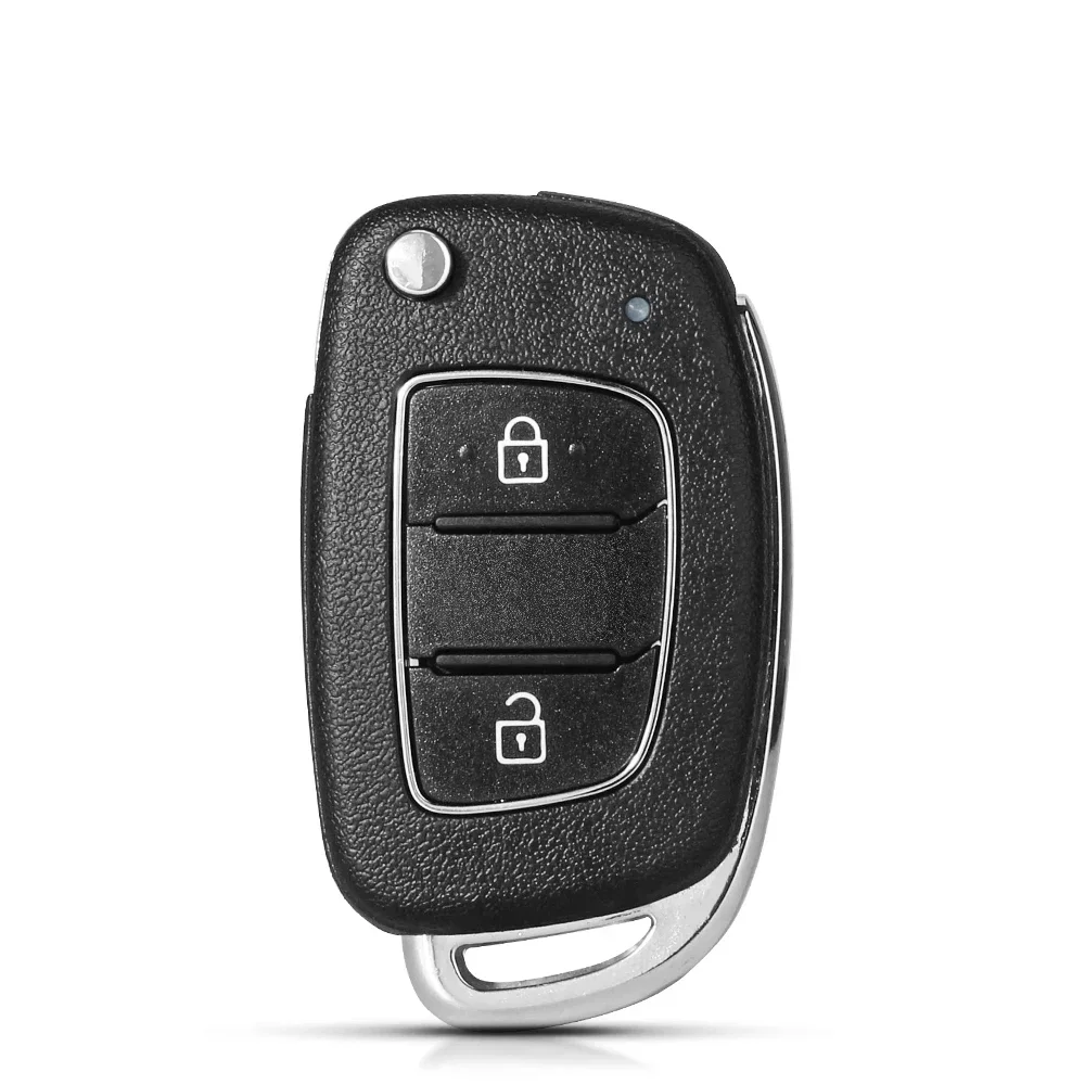 KEYYOU New Remote Car Horizontal Flip Key Shell For Hyundai Solaris Creta Ix25 Kona Tucson Sonata I40 Elantra Ix35 I20 Ix45 2019