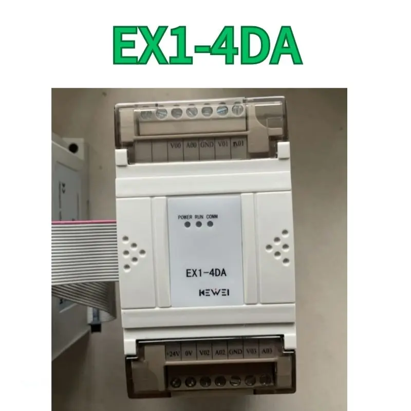 

second-hand PLC EX1-4DA test OK Fast Shipping