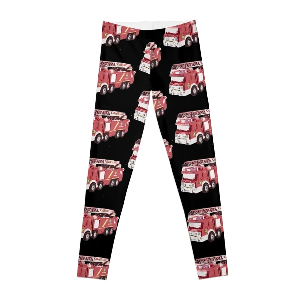 Fire Truck Leggings workout clothes for Women's gym Womens Leggings