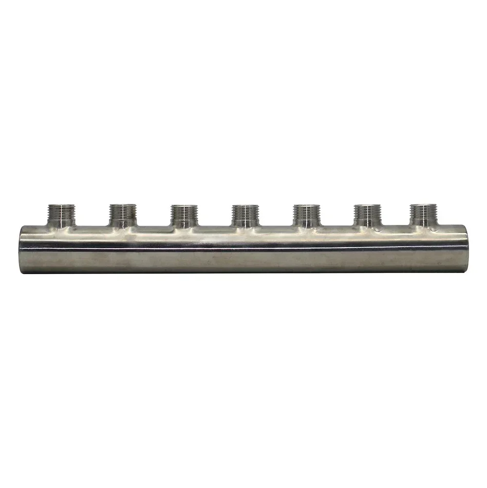 3/4*1/2 Stainless Steel Water Distribution Manifold Collector for Underfloor Heating System