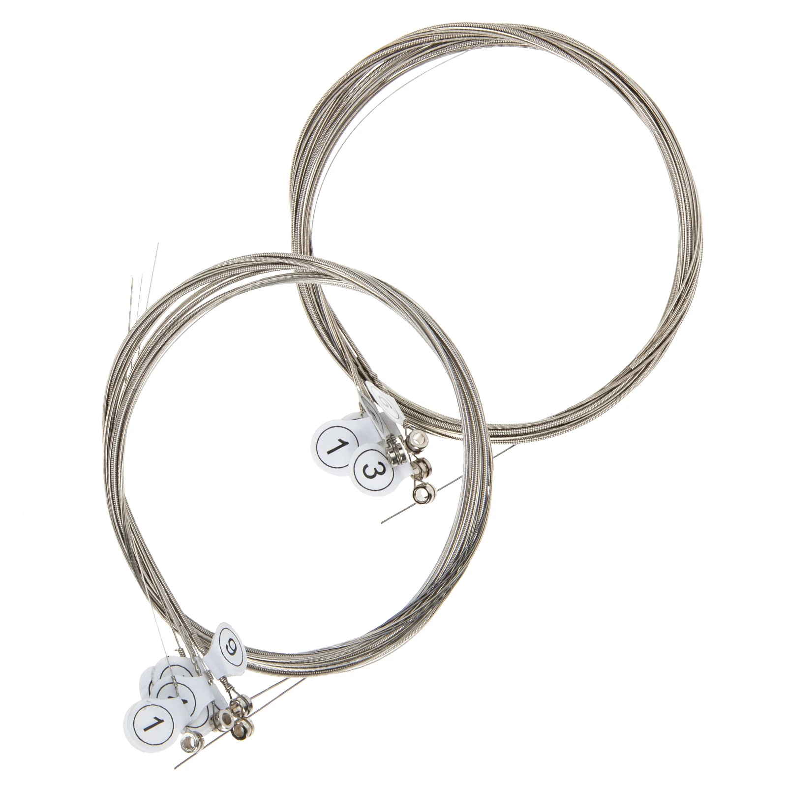 

2 set 2 Sets Durable Replacement Folk Electric Strings Wood Guitar Strings Easy Install Resonant Sound Guitar Accessories