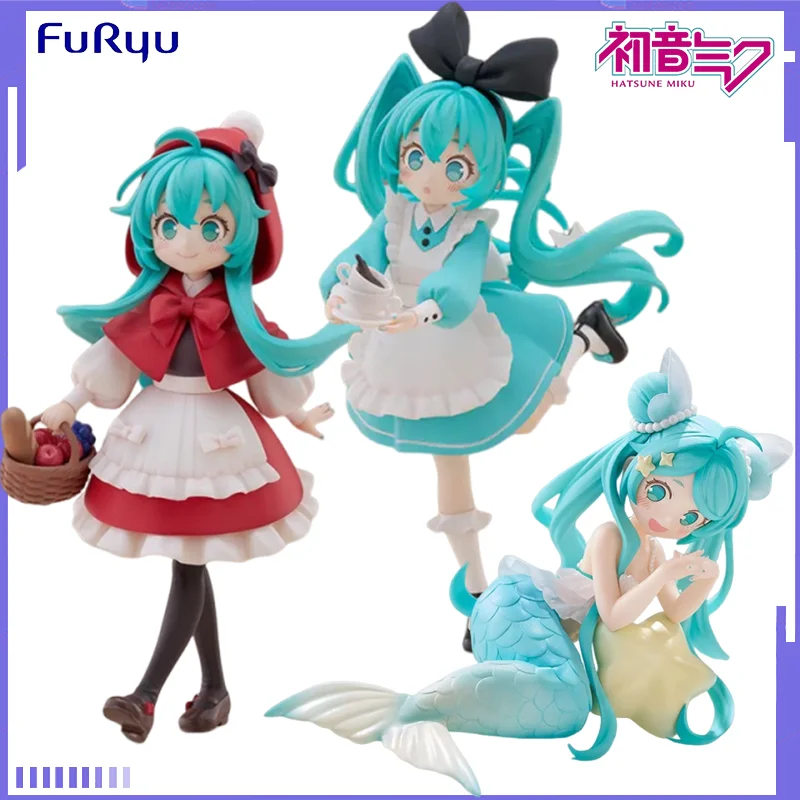 在庫あり本物の-furyu-初音ミクマーメイド-85-16-センチメートル-tenitol-デスクトップ妖精静的コレクタブルフィギュアデスクトップ装飾おもちゃギフト