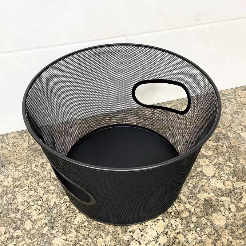 طاولة جلدية ذات سرج برتقالي من هرميس - طاولة جانبية مستديرة فاخرة لغرفة المعيشة الإيطالية