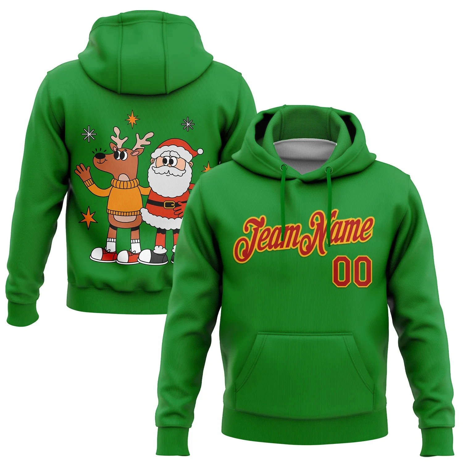 2025 novo feliz natal masculino papai noel homem de gengibre engraçado hoodies solto casual anime moletom com capuz jaqueta pullovers