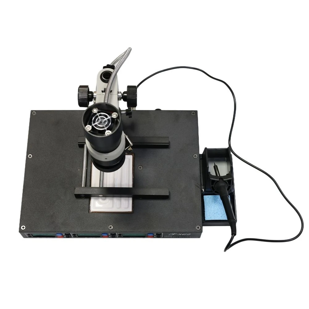 

Gold Seller BGA Rework Station T862 Cell Phone Microchip Repair and Desoldering 3-in-1 with 936 Iron