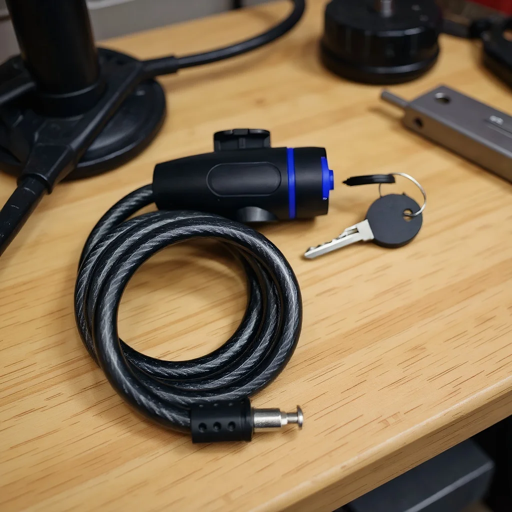 

Замок цепи мотоцикла высокой безопасности, закаленная сталь с двумя ключами для максимальной защиты от кражи