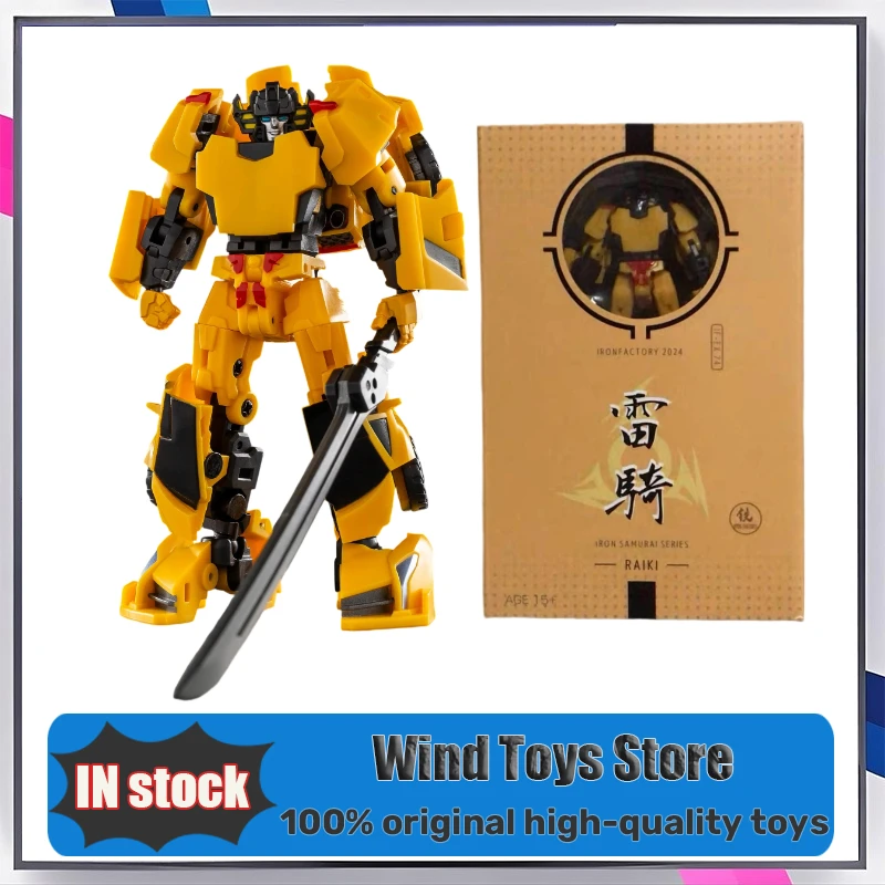 [현재 재고 있음] 트랜스포메이션 아이언 팩토리 아이언 사무라이 시리즈 IF EX-74 EX74 선스트리커 라이키 액션 피규어 박스 포함