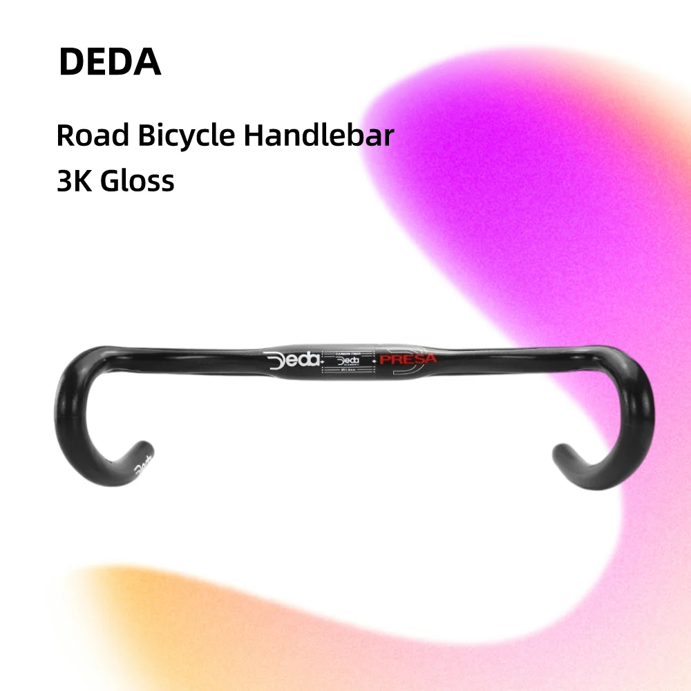 

Deda 3K Gloss Full Carbon T800 овальный руль шоссейного велосипеда с падением 380-440 мм аксессуары для велосипеда