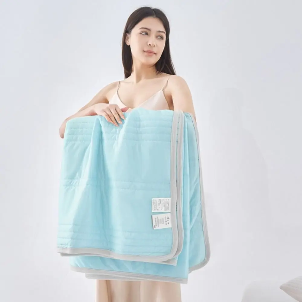Cooling Fabric Cooling Blanket Breathable Double Sided Air Condition Comforter Lightweight Easy Care Cooling Comforter
