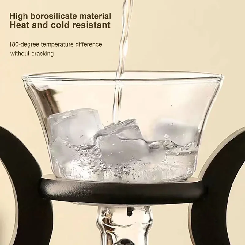 

Lazy Cover Heat-resistant Rotating Water Automatic Kungfu Bowl Glass Diversion Tea Teapot Maker Magnetic Set Drinking