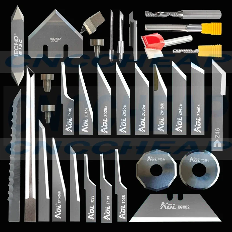 10pcs Aoke Kasemake AMEIDA RUK Knives 16° 20° 26° 30° 35° 39° 45° 60° Oscillating Blade Cutter for Digital Cutting Machines