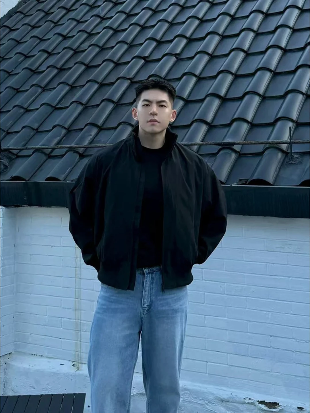 

Мужская стеганая куртка-бомбер Bla Bomber с воротником-стойкой, ветрозащитная, для активного отдыха, осенняя коллекция