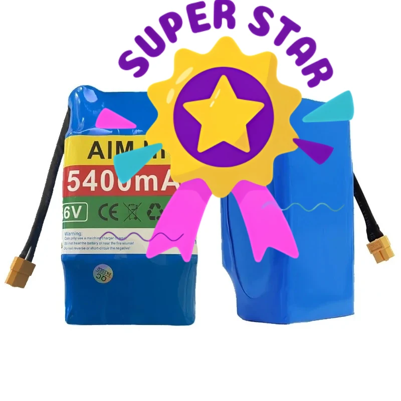 

42v 18650 Battery Pack Self balancing electric vehicle Battery 36V 10S2P 5400mAh 36v Electric Scooter Battery Lithium-ion 18650