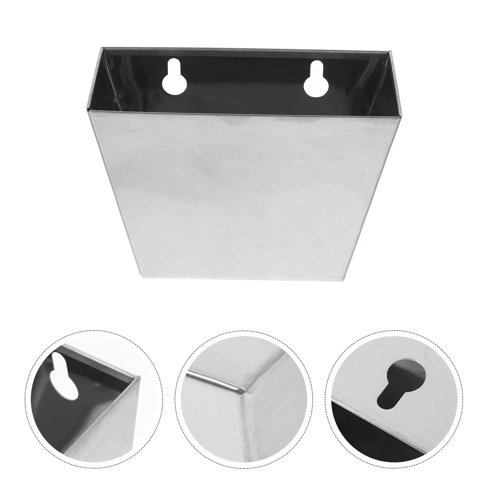 

Bottle Cap Storage Bucket Stainless Steel Beer Opener Catcher Wall Mount Silver Party Large Capacity Compact Outdoor