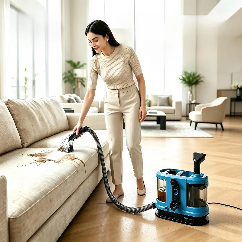 Fabric Cleaning Machine, Home Spray Extraction Washer, Sofa & Carpet Cleaner, Multi-Function Car Interior Cleaner