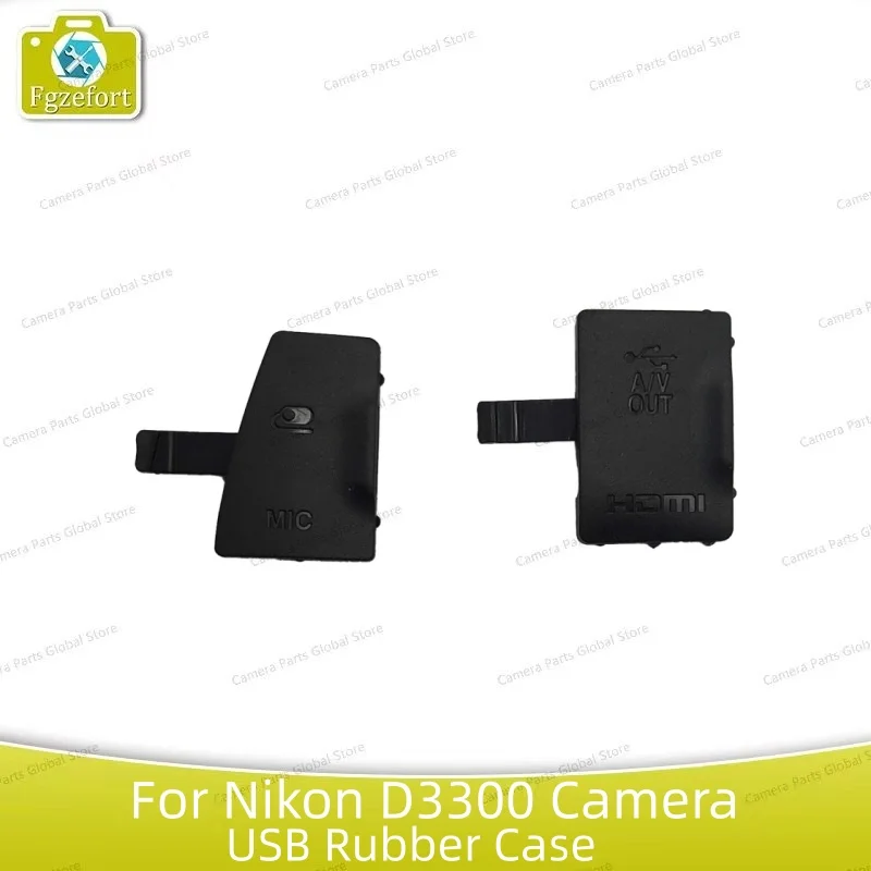 

Новая резиновая USB-крышка HDMI для Nikon D3300, боковая крышка, резиновый чехол для USB-порта, запчасть для ремонта