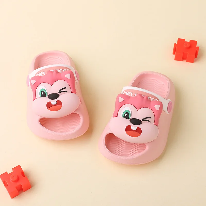 Pantuflas Cartoon Child Slippers Summer Cute Girl Sandals Anti Slip Boy House Shoe Breathable Child Shoe Flip Flops Zapatos Niña