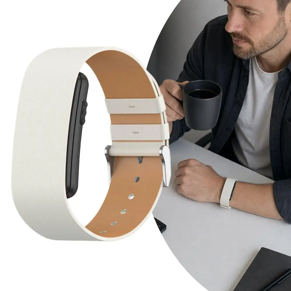 For Garmin CIRQA Smart Band Leather Wristband Bracelet Quick Release Original Cover Soft Sports Leather Wristband Breathable