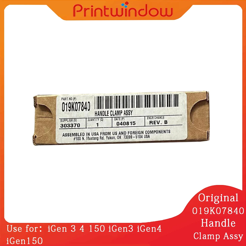 Original 019K07840 Handle Clamp Assy for Xerox iGen 3 4 150 iGen3 iGen4 iGen150 HANDLE-CLAMP AS 019K 07840