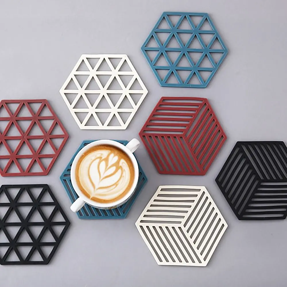 Multifunction Modern Silicone Trivet Mats Special Design Convenient Silicone Kitchen Tool Bowl Dish Mats Placemats Home Kitchen