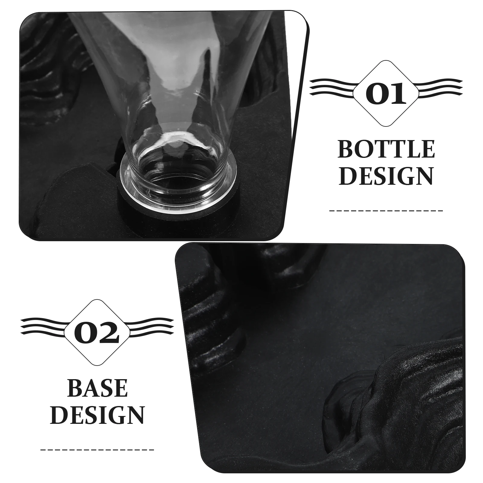 

Black Automatic Reptile Water Feeder Premium ABS Smooth Safe Non-Tip for Lizard Tortoise Drinking Tool