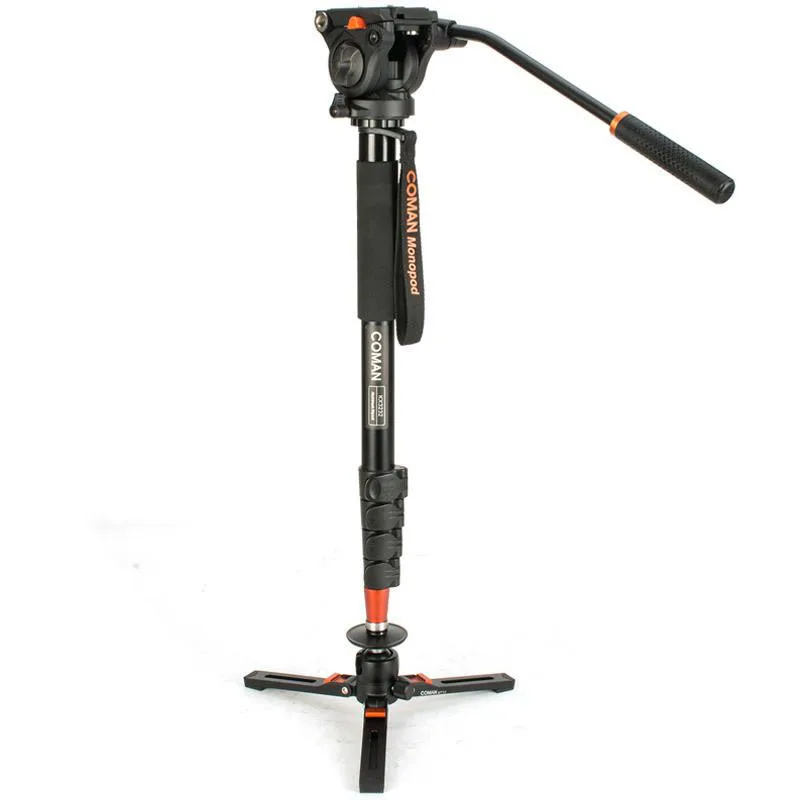 Coman KX3232 Monopod Aluminum Alloy Professional Camera SLR Portable Hydraulic Pan Tilt Set Portable Photography Unipod