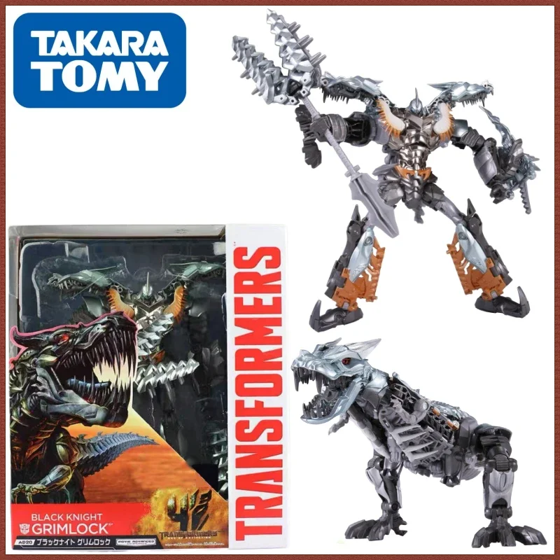 

In Stock Takara Tomy Transformers Movie 4 AOE Series AD-20 Black Knight Grimlock Action Figures Robot Collectible Figures Gifts