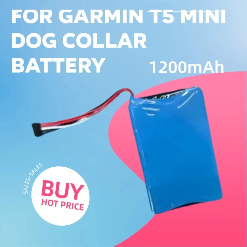 

1200mAh for Garmin T5 Mini Dog Collar Battery