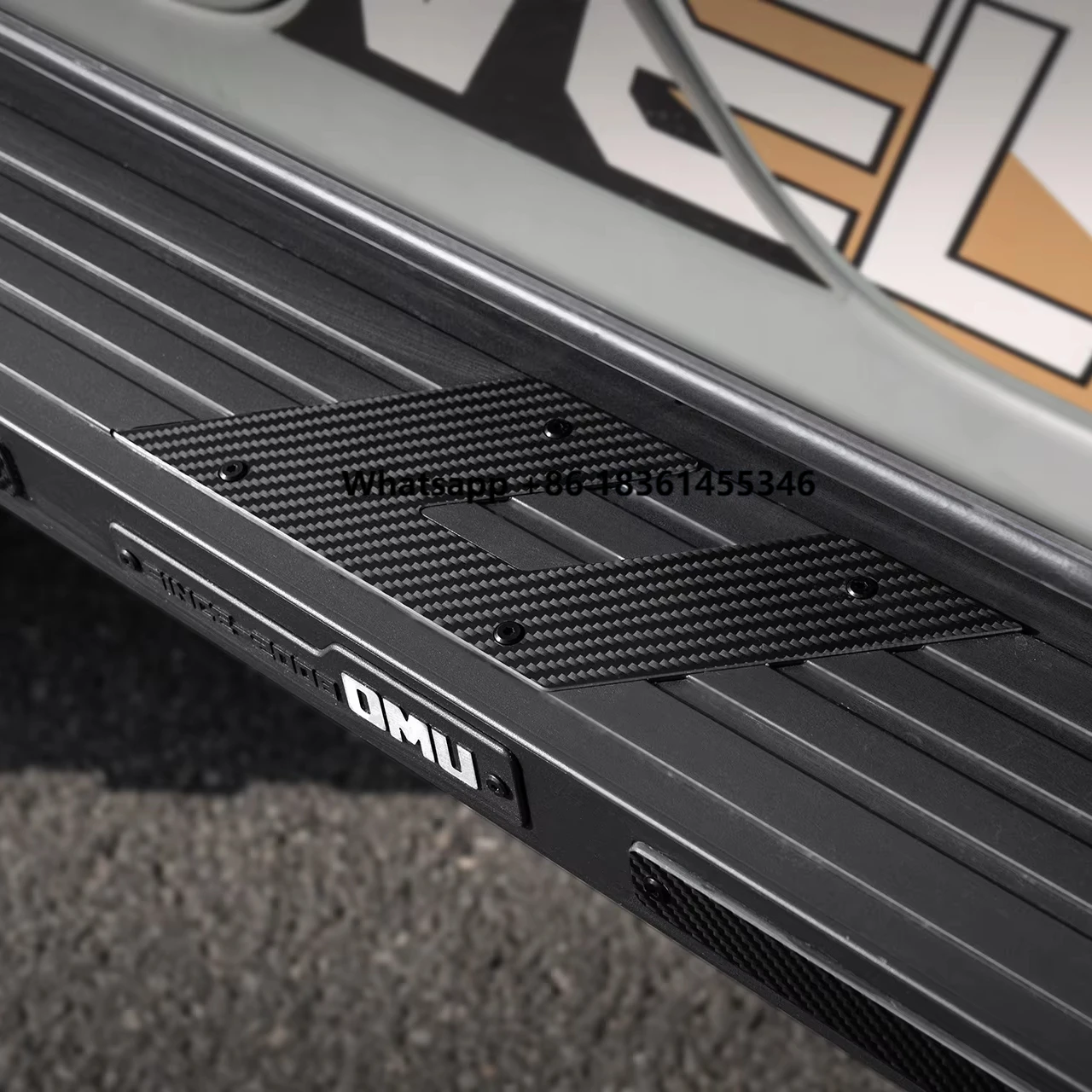 

For Wrangler JL 4 Doors Running Roard Nerf Bar Accessories From Maiker OMU Series Black Aluminum Side Step