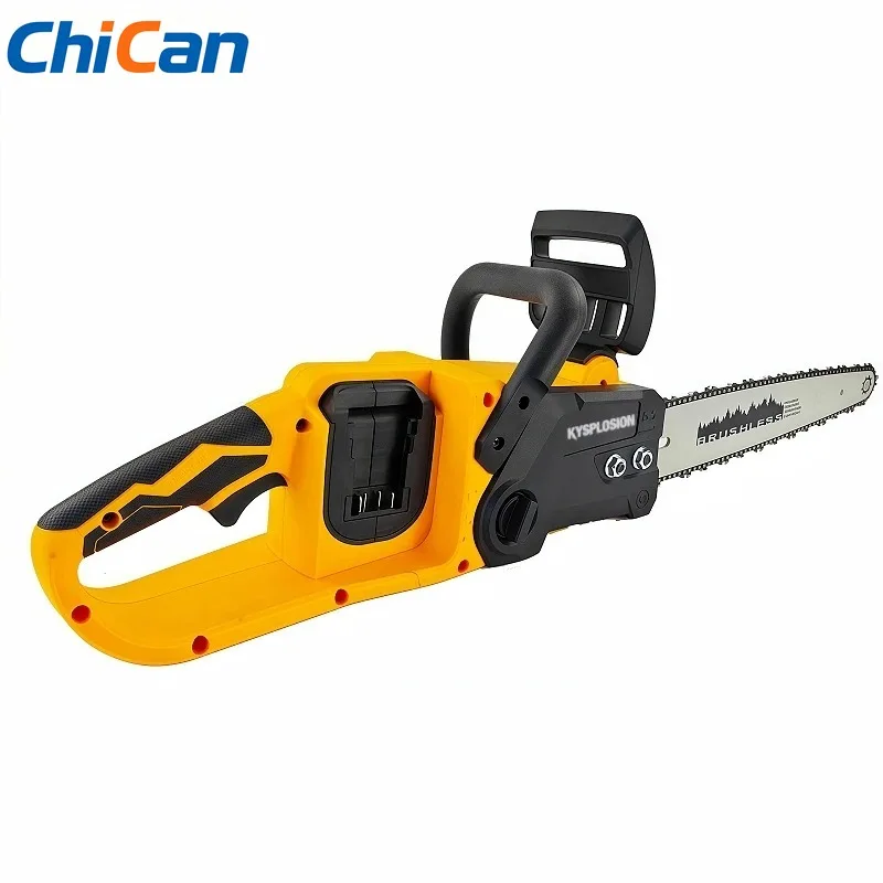 

【Hot】Brushless Cordless 16 Inch Chainsaw 40v for 20V battery for Wood Tree Cutting Pruning power tool