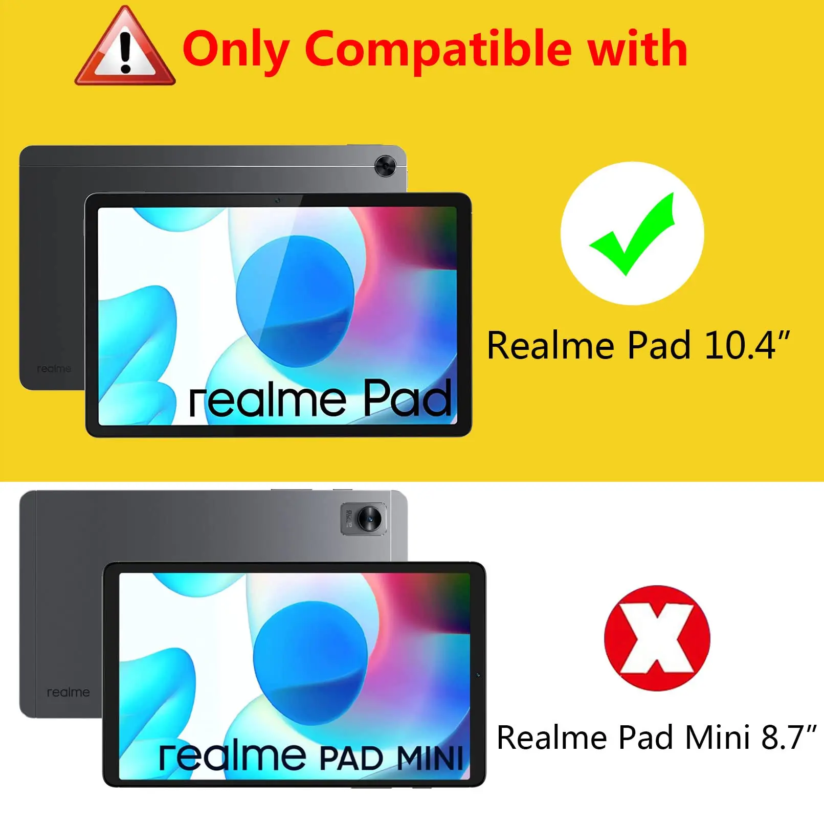 Clear Case for Realme Pad (10.4 Inch)  2021 Slim Soft TPU Gel Bumper Case Anti Shock Anti Scratch Edge Protection Case Cover