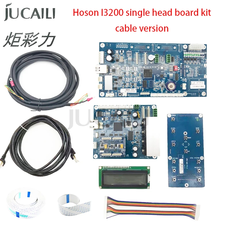JUCAILI Hoson i3200 Single Board kit Head board mother Board set for Cable version for Allwin Xuli Human Solvent Printer
