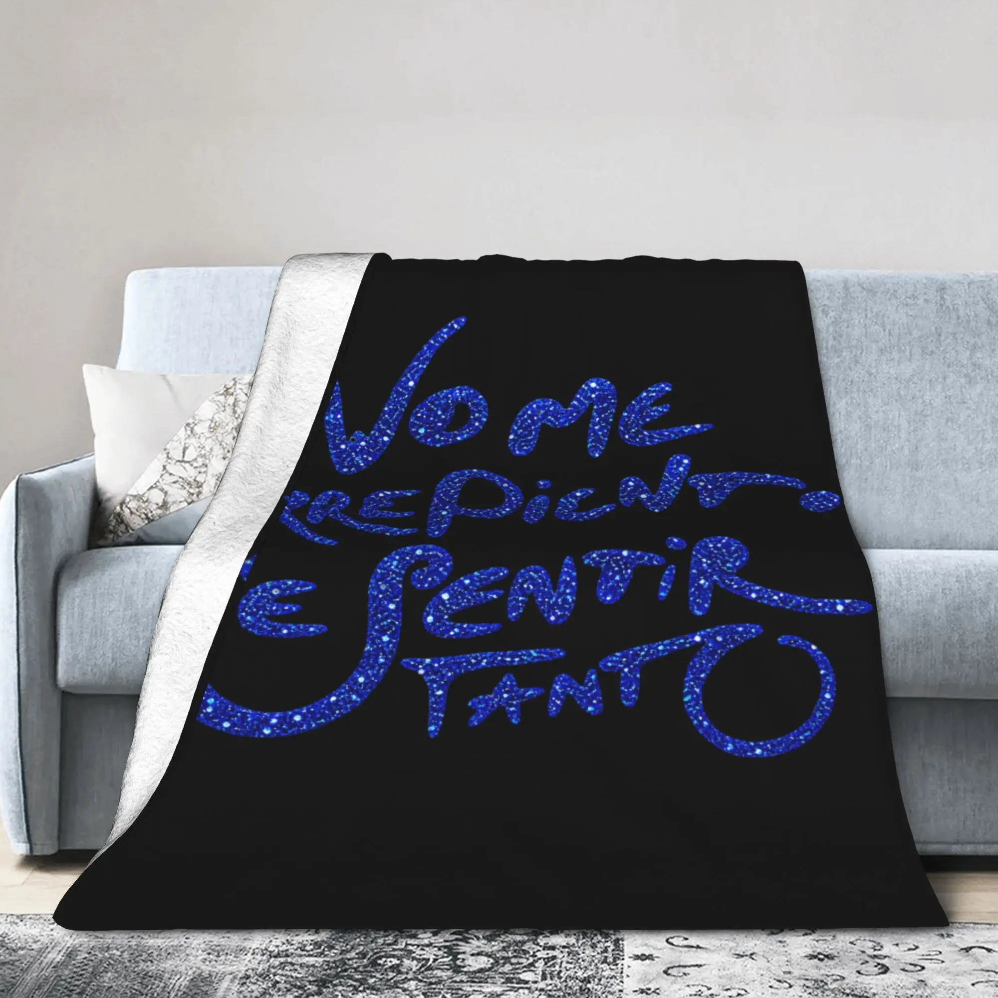 No Me Arrepiento De Sentir Tanto Karols G NMADST Blankets Coral Fleece Plush Super Soft Throw Blankets for Sofa Plush Thin Quilt