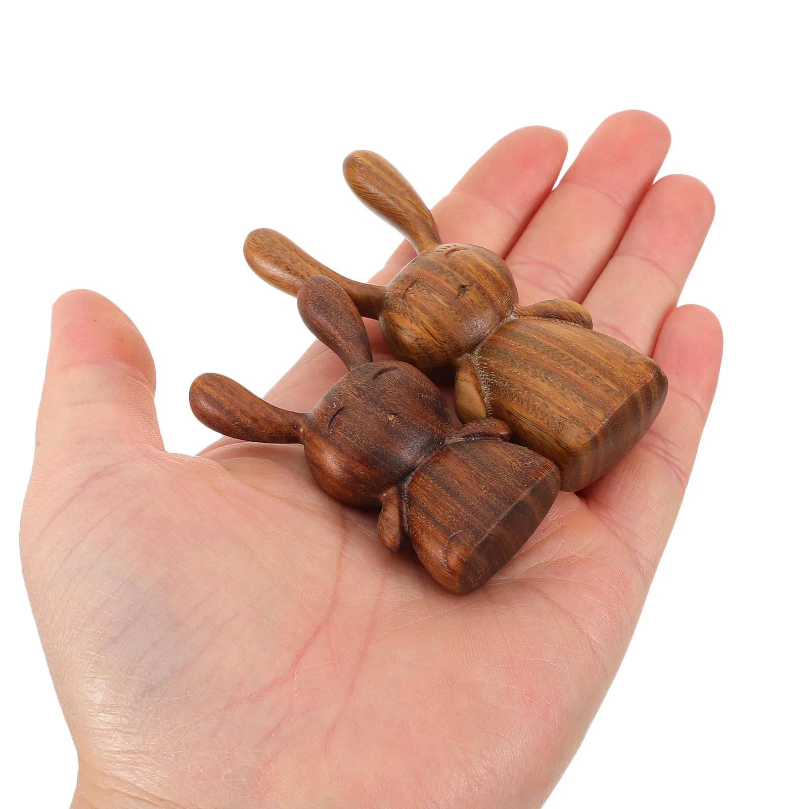 

2Pcs Wooden Nose Massager Natural Texture Anti-Wear Portable Acupoint Facial Scraper for Home Tissue Massage