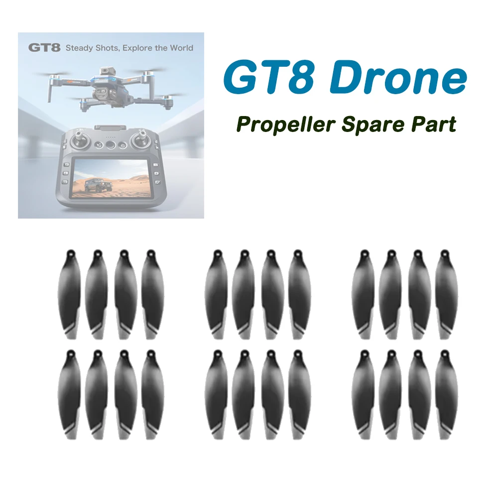 GT8 Brushless Drone Original Spare Part GT8 Propeller Blade Maple Leaf Wing Props Part Accessory