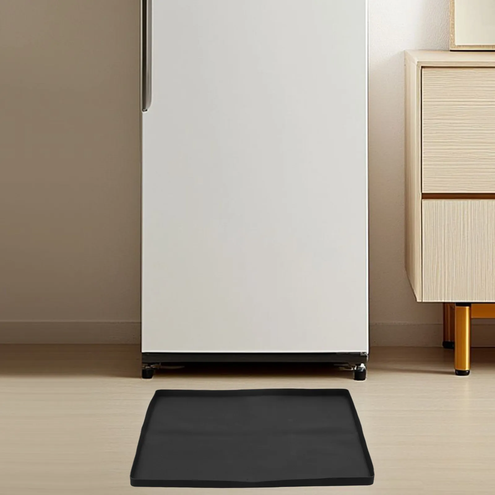 

Силиконовый коврик для холодильника, защита от протечек, с приподнятыми краями, для мини-холодильников, для дома, офиса, общежития