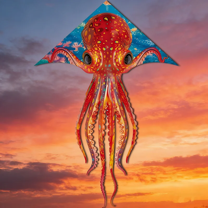 Octopus Vliegers vliegen voor kinderen vliegers Outdoor spelen vlieger enkele lijn winder professionele vlieger vogel vlieger slang vliegers fabriek koi