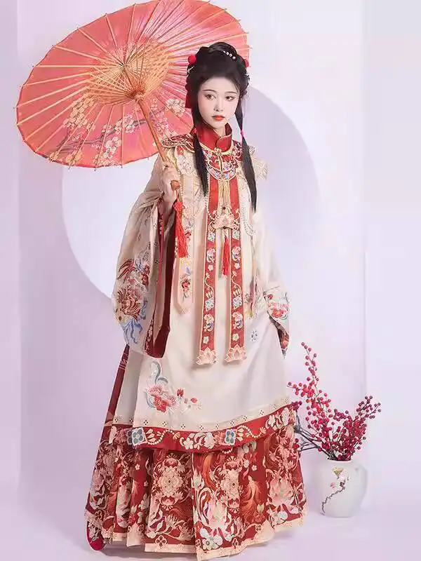 Shiliupu Hanfu Authentic Ming Dynasty Hanfu Women's Wedding Dress Chinese Style Summer Ancient Costume Cosplay