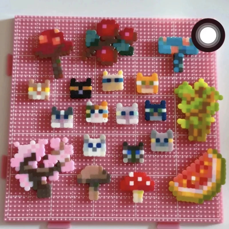 2.6mm Fuse Beads 2000pcs Melting Beads Creative DIY Handmade Craft for Kids Parent-Child Bonding Activities